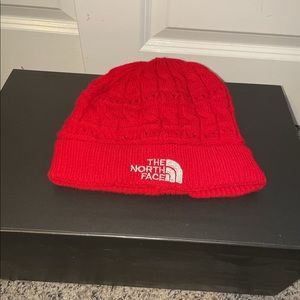 Red North Face Skully